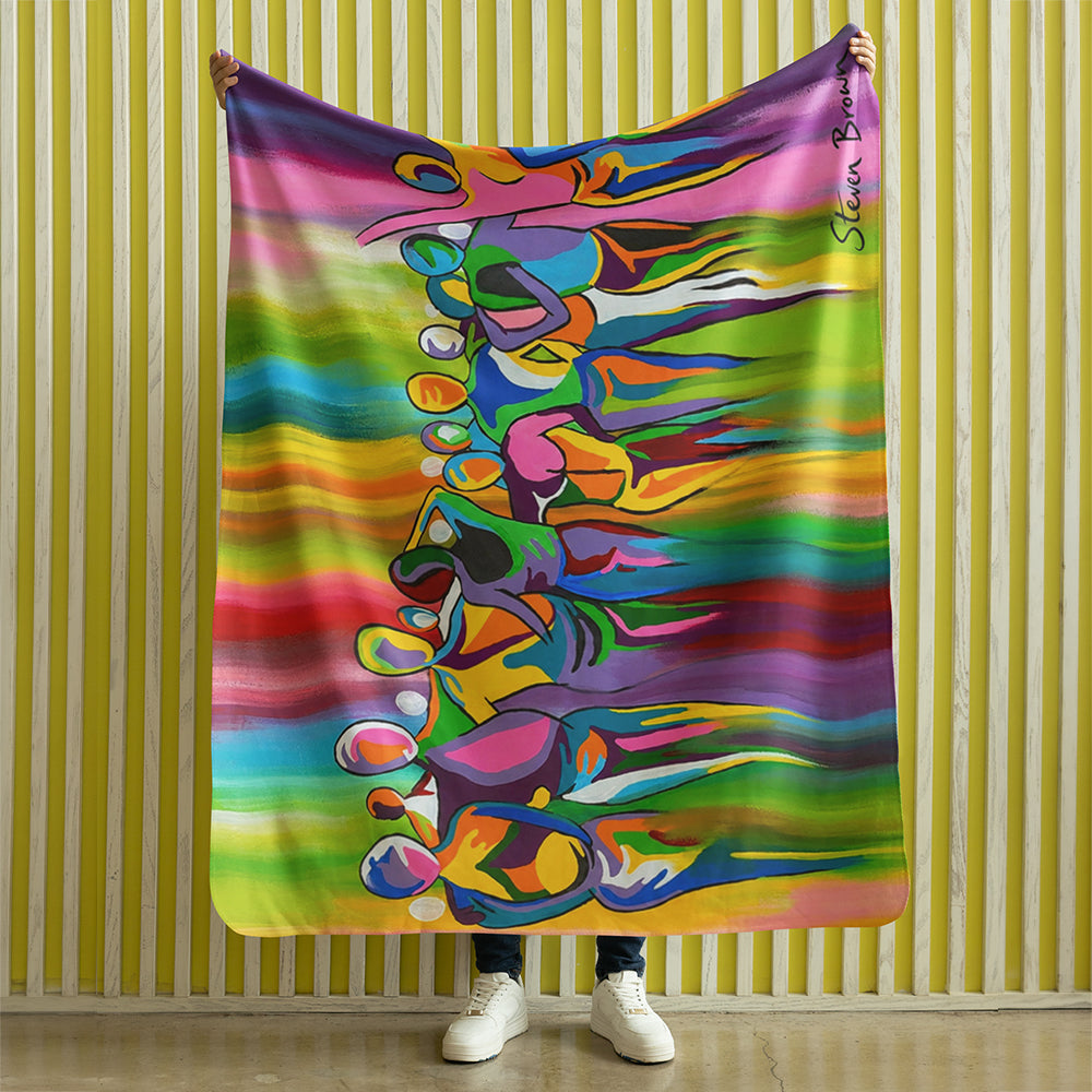 Living It Up - Sherpa Blanket