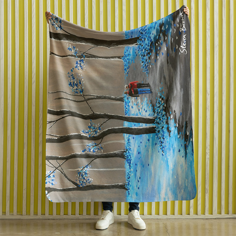 Hebridean Forest - Sherpa Blanket