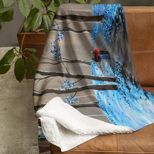Hebridean Forest - Sherpa Blanket