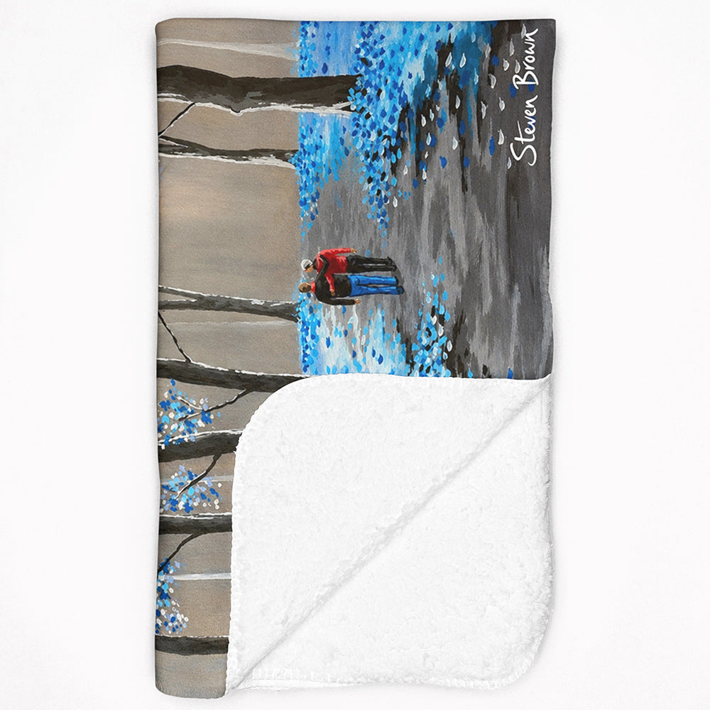 Hebridean Forest - Sherpa Blanket