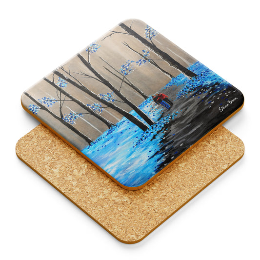 Hebridean Forest - Cork Backed Coasters