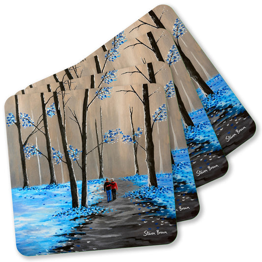 Hebridean Forest - Cork Backed Coasters