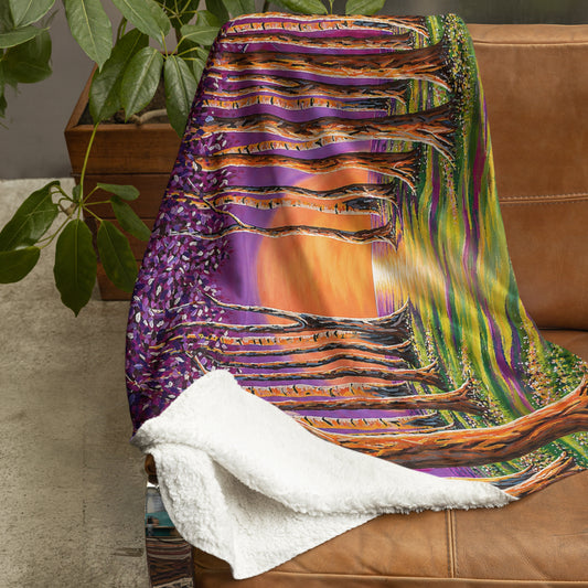 Galloway Forest - Sherpa Blanket