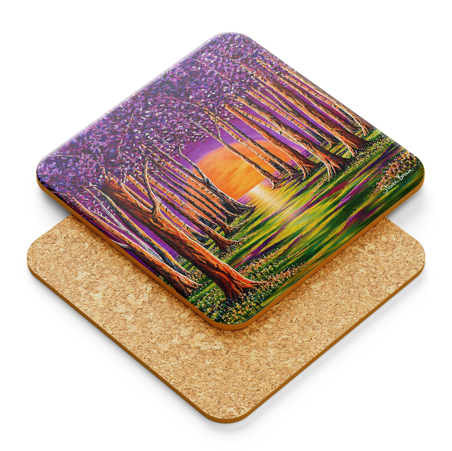 Galloway Forest  - Cork Backed Coasters