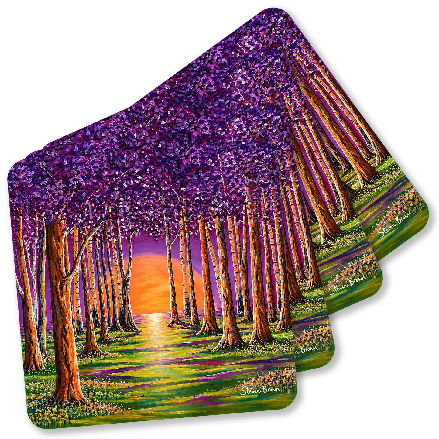 Galloway Forest  - Cork Backed Coasters