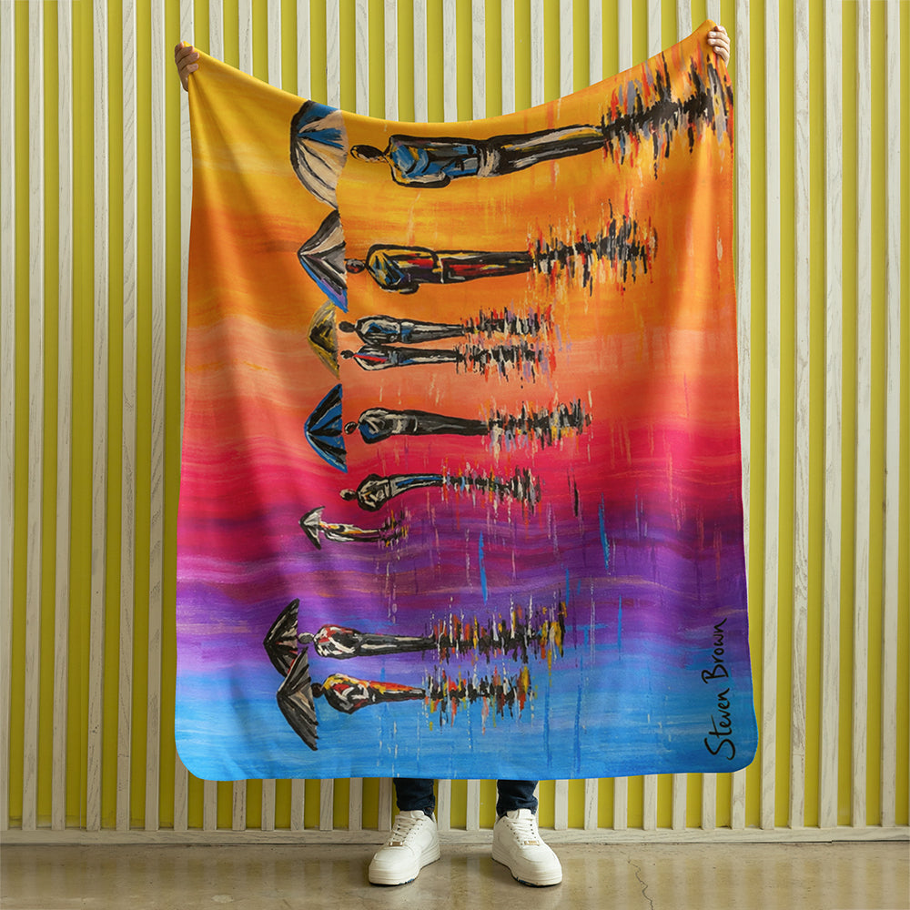 Caledonian Summer - Sherpa Blanket