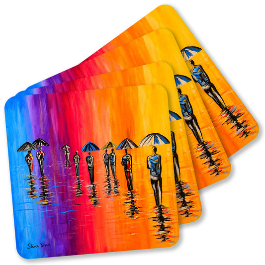 Caledonian Summer - Cork Backed Coasters