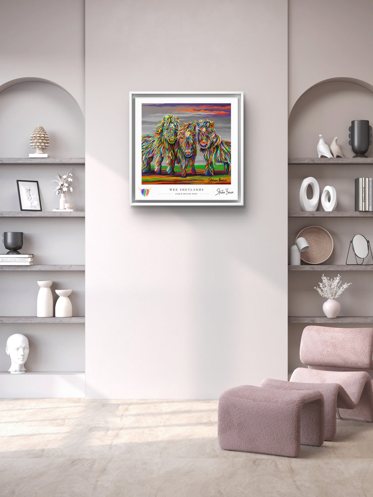 Wee Shetlands - Studio Edition Print