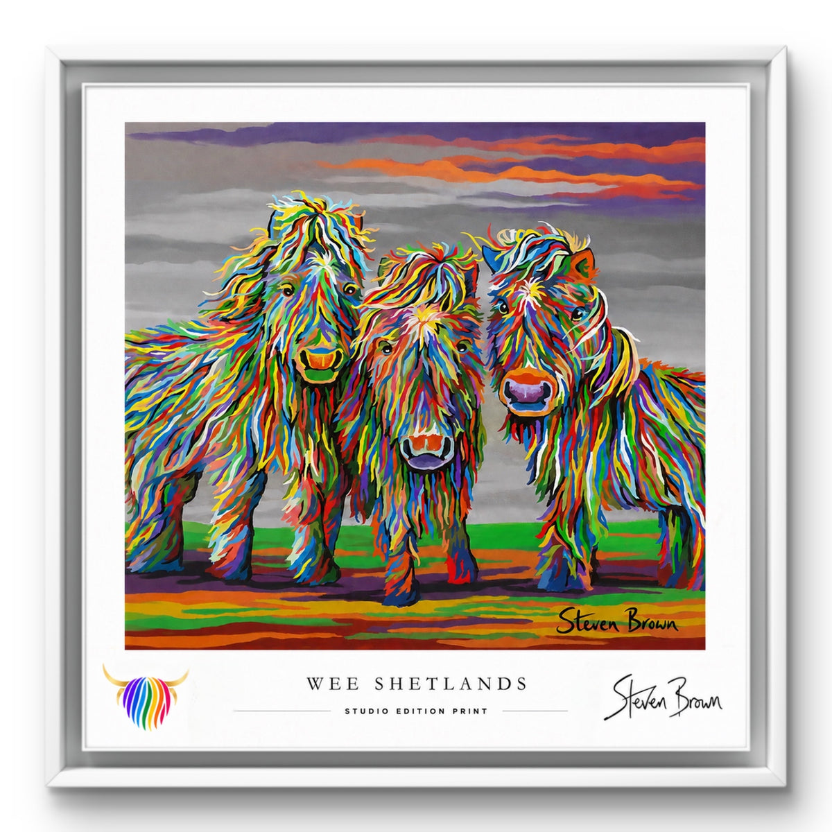 Wee Shetlands - Studio Edition Print