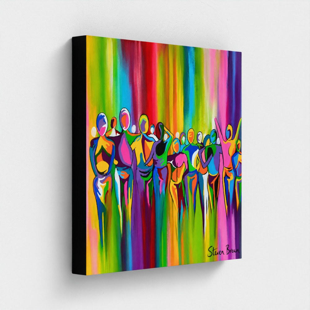 Living It Up - Stretched Canvas Print
